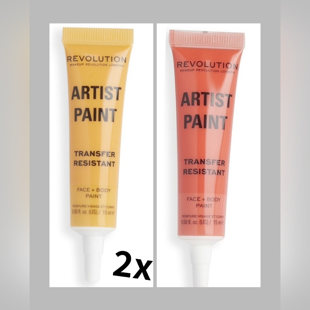 Revolution Artist Paint Set - Yellow and Orange